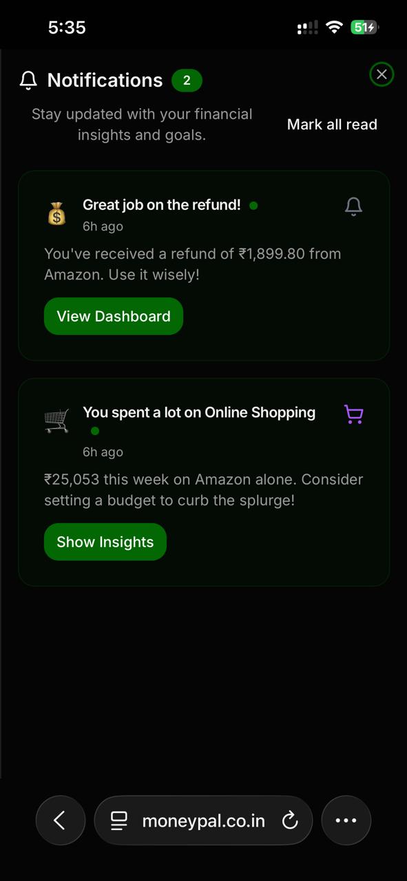 MoneyPal App Screenshot